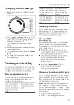 Предварительный просмотр 43 страницы Siemens WM14US60EU User Manual And Assembly Instructions