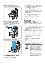 Предварительный просмотр 62 страницы Siemens WM14US60EU User Manual And Assembly Instructions