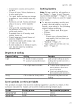 Предварительный просмотр 31 страницы Siemens WM14UT08GR User Manual And Assembly Instructions