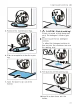 Предварительный просмотр 41 страницы Siemens WM14UT08GR User Manual And Assembly Instructions