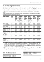 Preview for 57 page of Siemens WM14VE00CS User Manual And Installation Instructions