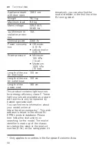 Preview for 58 page of Siemens WM14VE00CS User Manual And Installation Instructions