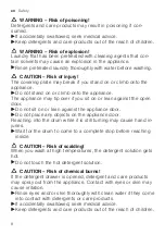 Preview for 8 page of Siemens WM14VEH0CS User Manual And Installation Instructions