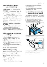 Предварительный просмотр 33 страницы Siemens WM14VG43 User Manual And Installation Instructions