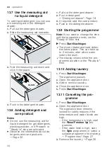 Предварительный просмотр 34 страницы Siemens WM14VG43 User Manual And Installation Instructions