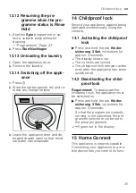 Предварительный просмотр 35 страницы Siemens WM14VG43 User Manual And Installation Instructions