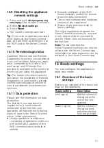 Preview for 51 page of Siemens WM14VGH9GR User Manual And Installation Instructions