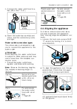 Предварительный просмотр 15 страницы Siemens WM14VK00CS User Manual And Installation Instructions