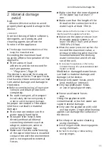 Preview for 11 page of Siemens WM14VMH0NL User Manual And Installation Instructions