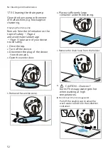 Preview for 52 page of Siemens WM14VMH5NL User Manual And Installation Instructions