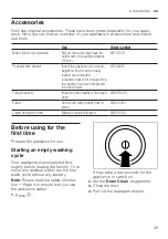 Preview for 29 page of Siemens WM14VMH9GB User Manual And Installation Instructions