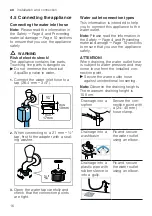 Preview for 16 page of Siemens WM14VMHADN User Manual And Installation Instructions