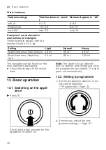 Preview for 36 page of Siemens WM14VMHADN User Manual And Installation Instructions