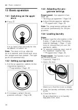 Предварительный просмотр 38 страницы Siemens WM14VPH3GB User Manual And Installation Instructions