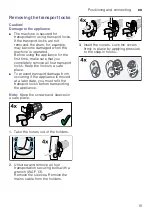 Предварительный просмотр 15 страницы Siemens WM14W447DN Instruction Manual And Installation Instructions