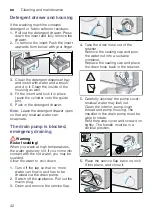 Предварительный просмотр 42 страницы Siemens WM14W447DN Instruction Manual And Installation Instructions