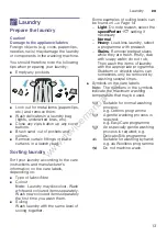 Preview for 13 page of Siemens WM14W590GB Instruction Manual And Installation Instructions