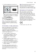 Preview for 47 page of Siemens WM14W5H0GB Instruction Manual And Installation Instructions