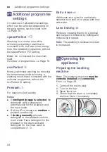 Предварительный просмотр 24 страницы Siemens WM14W640IL Instruction Manual And Installation Instructions