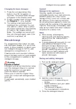 Предварительный просмотр 31 страницы Siemens WM14W640IL Instruction Manual And Installation Instructions