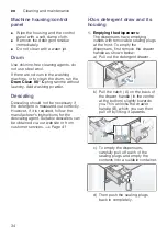 Предварительный просмотр 34 страницы Siemens WM14W640IL Instruction Manual And Installation Instructions