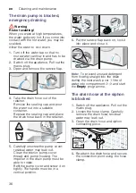 Предварительный просмотр 36 страницы Siemens WM14W640IL Instruction Manual And Installation Instructions