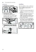 Предварительный просмотр 48 страницы Siemens WM14W640IL Instruction Manual And Installation Instructions