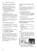 Preview for 40 page of Siemens WM14W740EU Instruction Manual