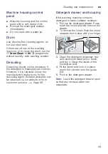 Preview for 43 page of Siemens WM14W740EU Instruction Manual