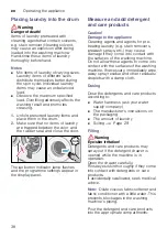 Предварительный просмотр 38 страницы Siemens WM14W768DN Instruction Manual And Installation Instruction