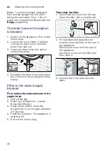 Предварительный просмотр 46 страницы Siemens WM14W768DN Instruction Manual And Installation Instruction