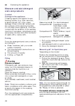 Предварительный просмотр 38 страницы Siemens WM14W790AU Instruction Manual And Installation Instructions