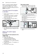 Предварительный просмотр 46 страницы Siemens WM14W790AU Instruction Manual And Installation Instructions