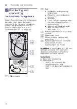 Preview for 14 page of Siemens WM14W790IL Instruction Manual And Installation Instructions