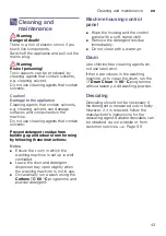 Preview for 43 page of Siemens WM14W790IL Instruction Manual And Installation Instructions