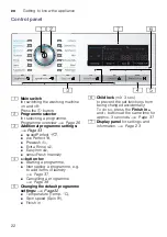 Предварительный просмотр 22 страницы Siemens WM14W790IN Instruction Manual And Installation Instructions