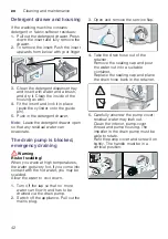 Предварительный просмотр 42 страницы Siemens WM14W790IN Instruction Manual And Installation Instructions