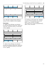 Preview for 21 page of Siemens WM14XEH1GR User Manual And Installation Instructions