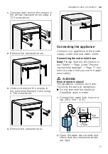 Предварительный просмотр 17 страницы Siemens WM14XEH4GB User Manual And Assembly Instructions