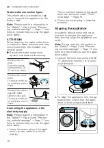 Предварительный просмотр 18 страницы Siemens WM14XEH4GB User Manual And Assembly Instructions