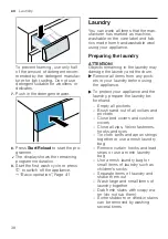 Предварительный просмотр 38 страницы Siemens WM14XEH4GB User Manual And Assembly Instructions