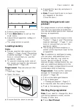 Предварительный просмотр 43 страницы Siemens WM14XEH4GB User Manual And Assembly Instructions