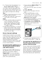 Предварительный просмотр 47 страницы Siemens WM14XEH4GB User Manual And Assembly Instructions