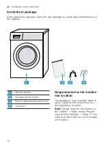 Preview for 14 page of Siemens WM14XGH4GB User Manual And Assembly Instructions