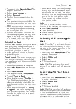 Preview for 49 page of Siemens WM14XGH4GB User Manual And Assembly Instructions