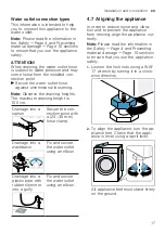 Preview for 17 page of Siemens WM14XMH0EU User Manual And Installation Instruction