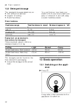 Preview for 38 page of Siemens WM14XMH0EU User Manual And Installation Instruction