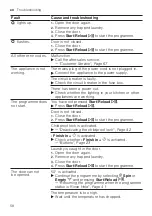 Preview for 58 page of Siemens WM14XMH0EU User Manual And Installation Instruction