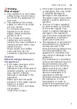 Preview for 9 page of Siemens WM14Y748DN Instruction Manual And Installation Instructions