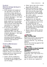 Preview for 11 page of Siemens WM14Y748DN Instruction Manual And Installation Instructions